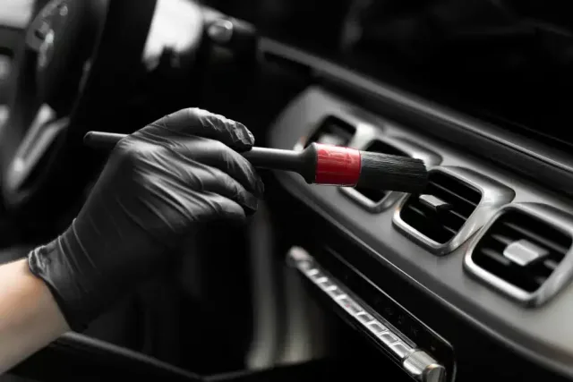 Professional vehicle interior detailing