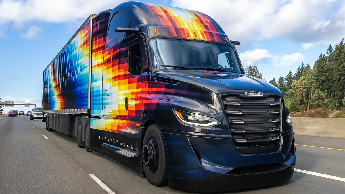 Semi truck commercial detailing