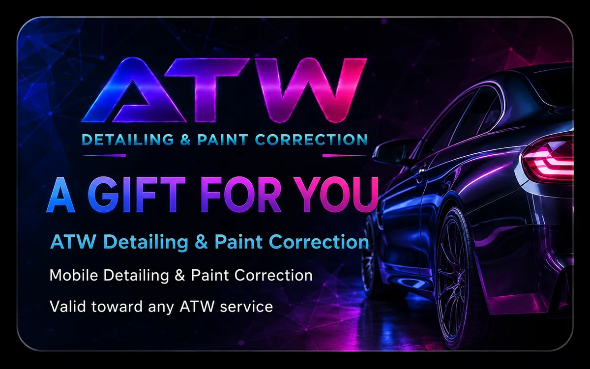 ATW Detailing A Gift for You gift card