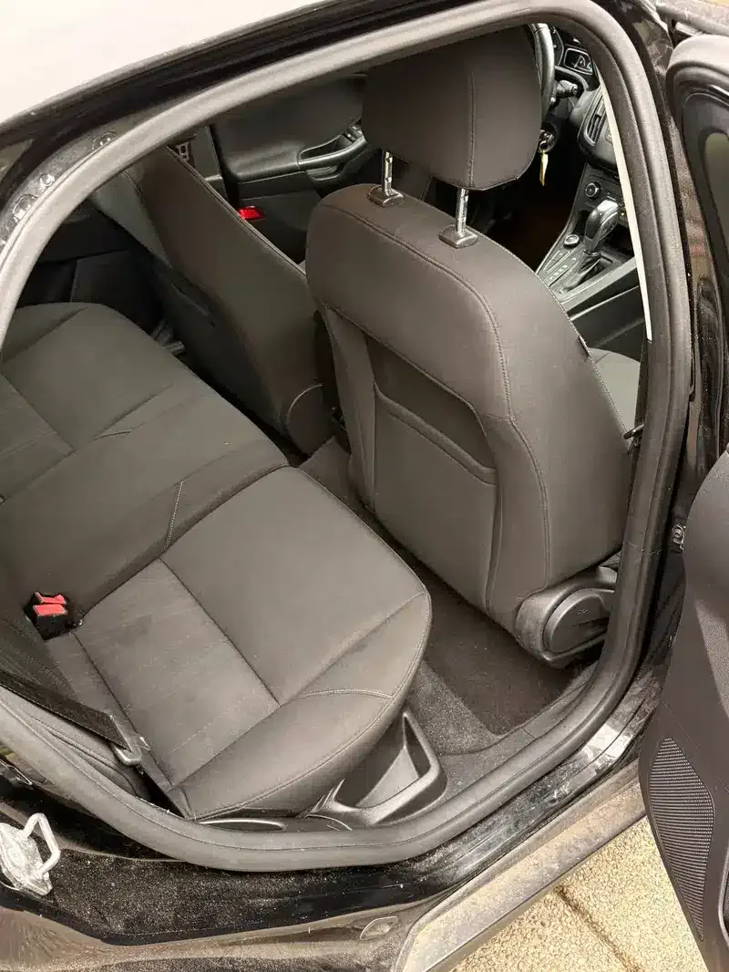 Vehicle interior after professional detailing
