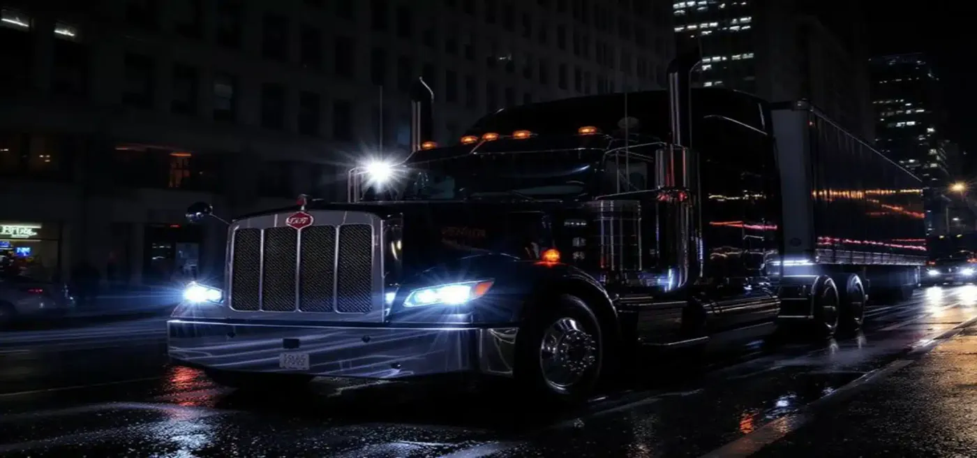 Peterbilt semi truck for mobile commercial vehicle detailing