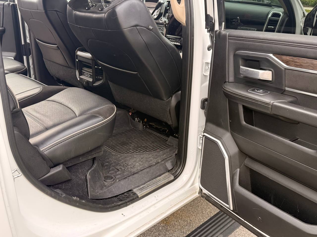 Vehicle interior before detailing