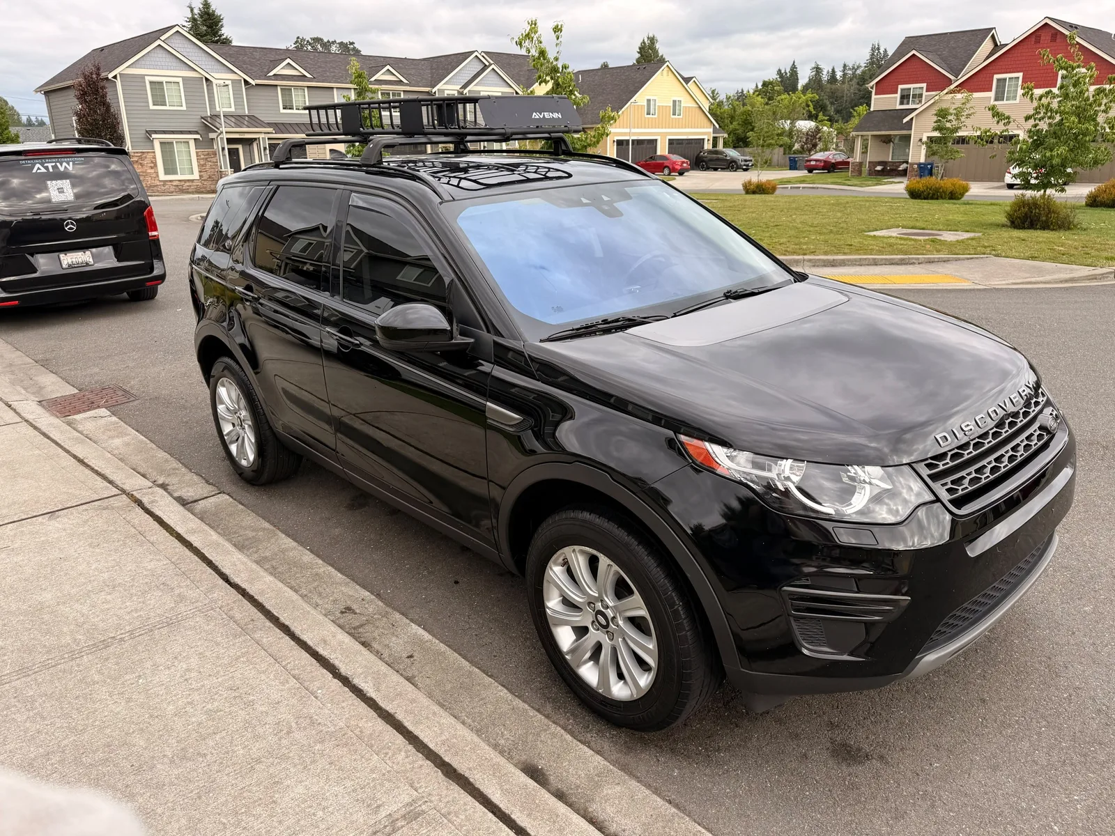 Detailed Range Rover exterior