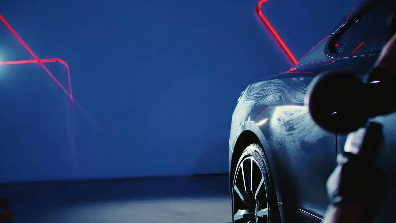 Car wash polish detailing